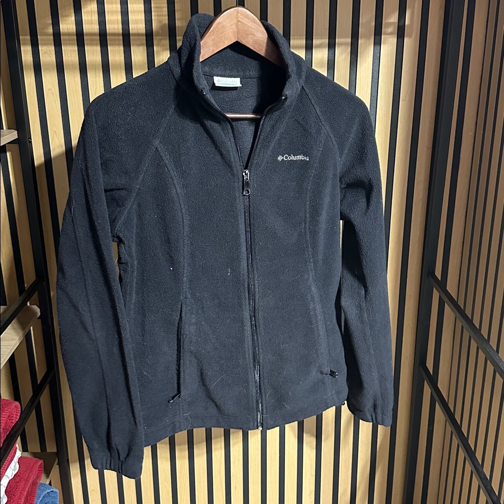 Columbia Black Full-Zip Fleece Jacket
